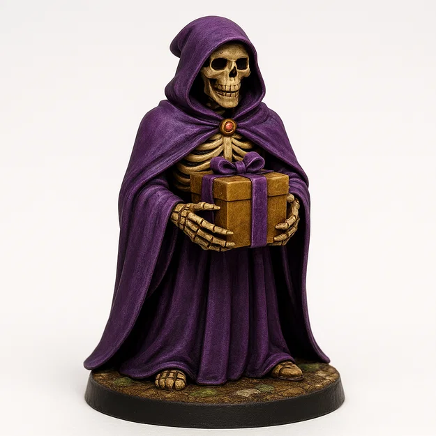 Bonesy The Robed Skelly – Mô hình bộ xương mặc áo choàng từ RetroFantasys - Image 12