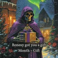 Bonesy The Robed Skelly – Mô hình bộ xương mặc áo choàng từ RetroFantasys - Thumbnail 13