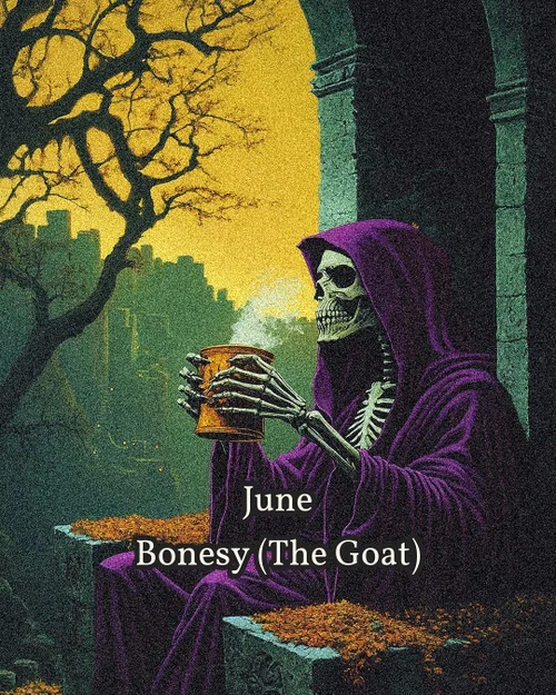 Bonesy The Robed Skelly – Mô hình bộ xương mặc áo choàng từ RetroFantasys - Image 17