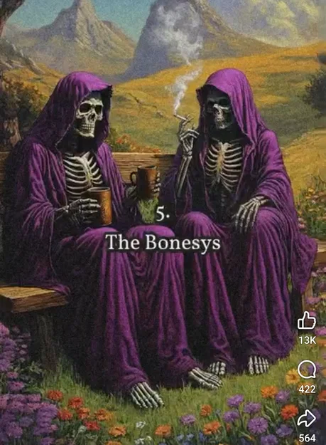 Bonesy The Robed Skelly – Mô hình bộ xương mặc áo choàng từ RetroFantasys - Image 20
