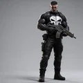 Mô hình 3D The Punisher Marvel Comics ấn tượng cho dân sưu tầm - Thumbnail 1