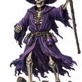 Bonesy The Robed Skelly – Mô hình bộ xương mặc áo choàng từ RetroFantasys - Thumbnail 33