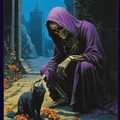 Bonesy The Robed Skelly – Mô hình bộ xương mặc áo choàng từ RetroFantasys - Thumbnail 40