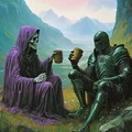 Bonesy The Robed Skelly – Mô hình bộ xương mặc áo choàng từ RetroFantasys - Thumbnail 43