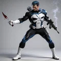 Mô hình 3D The Punisher chiến đấu tỉ lệ 1:24 cực chi tiết - Thumbnail 1