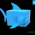 Mô hình trang trí Cube Fish độc đáo cho bàn làm việc - Thumbnail 1