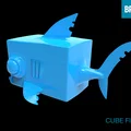 Mô hình trang trí Cube Fish độc đáo cho bàn làm việc - Thumbnail 3