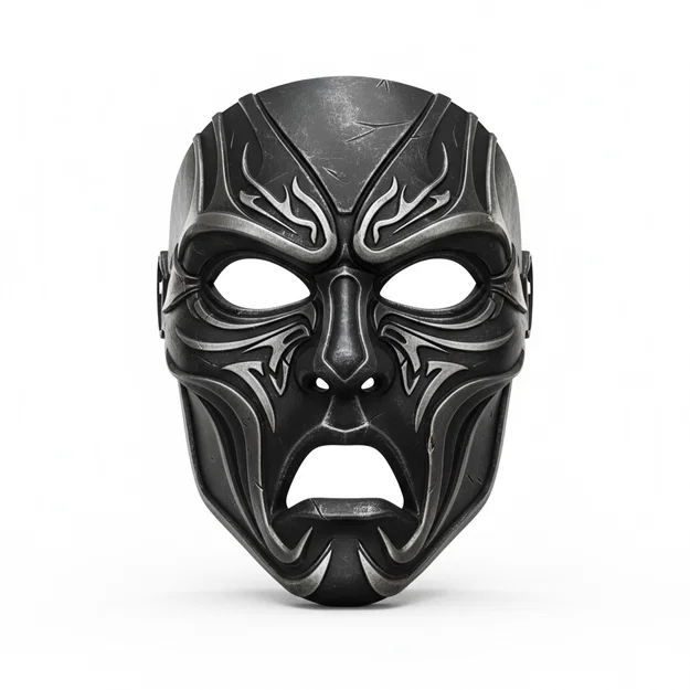 Mặt nạ Shadow Assassin Venetian, cosplay, đeo được, hóa trang, che mặt, mũ bảo hiểm - Image 1