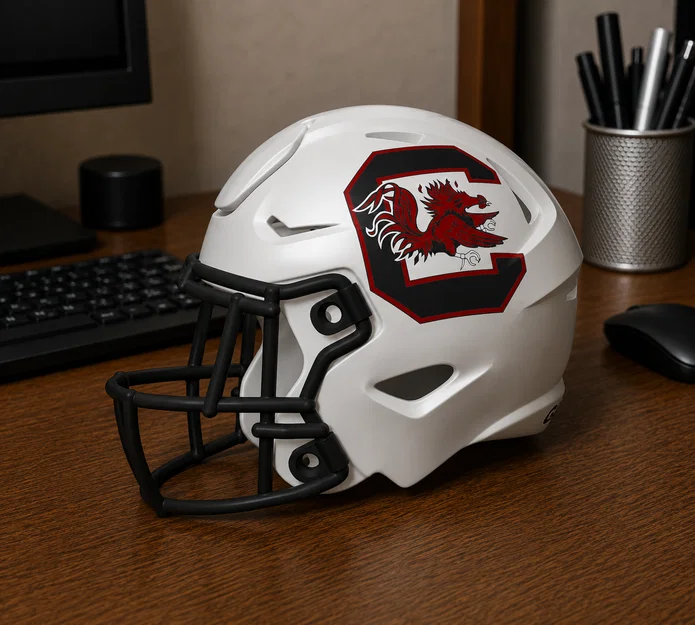 Mũ bảo hiểm bóng bầu dục South Carolina Gamecocks - Image 1