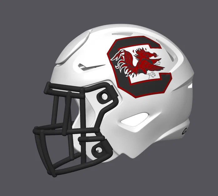 Mũ bảo hiểm bóng bầu dục South Carolina Gamecocks - Image 2