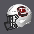Mũ bảo hiểm bóng bầu dục South Carolina Gamecocks - Thumbnail 2