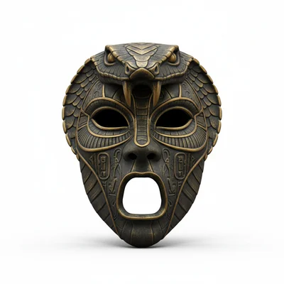 Mặt nạ Venomous Cobra Priest, cosplay, đeo được, trang phục, gương mặt, mũ bảo hiểm