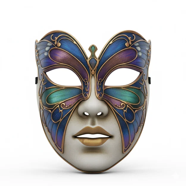 Mặt nạ Nữ hoàng Bướm Venice, mask, cosplay, có thể đeo được, trang phục, helmet - Image 1