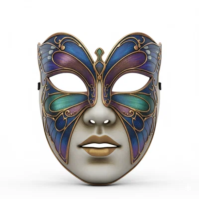 Mặt nạ Nữ hoàng Bướm Venice, mask, cosplay, có thể đeo được, trang phục, helmet