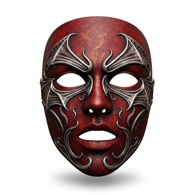 Mặt nạ Blood Moon Vampire - Đồ cosplay, trang phục, có thể đeo được - Image 1