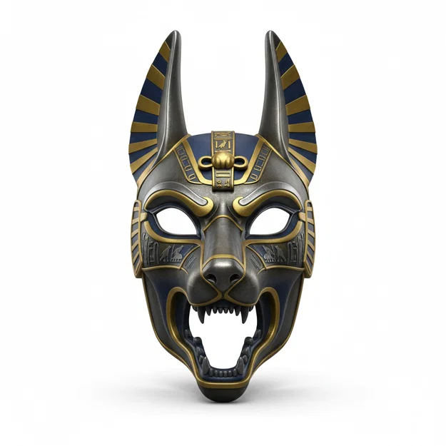 Mặt nạ Vua Anubis Ai Cập - Cosplay, trang phục có thể đeo - Image 1
