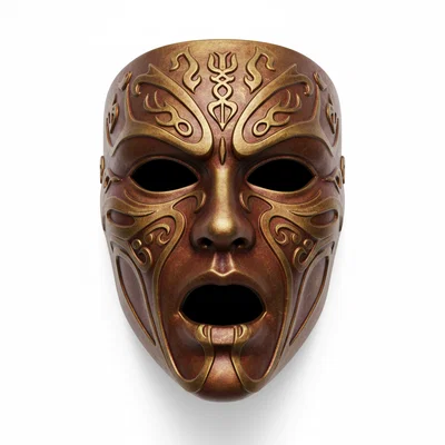 Infernal Fire Djinn, mặt nạ cosplay, phụ kiện hóa trang, có thể đeo được