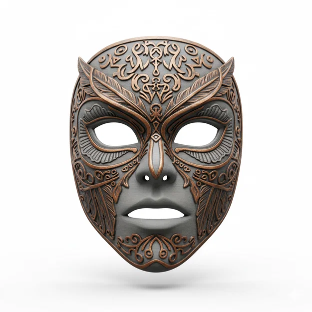 Owl Oracle Mystic – Mặt nạ cosplay đeo được (face/helmet costume) - Image 1