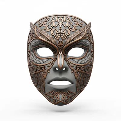 Owl Oracle Mystic – Mặt nạ cosplay đeo được (face/helmet costume)