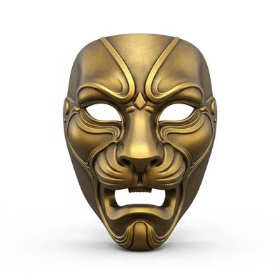 Mặt nạ Golden Lion Emperor (Hoàng Đế Sư Tử Vàng) - Cosplay, có thể đeo được