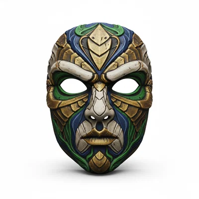 Serpent Cult Leader – Mặt nạ cosplay đeo được (costume/face/helmet)