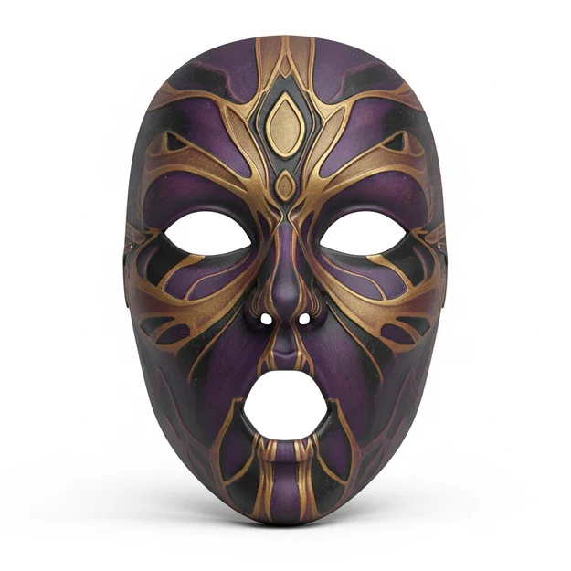 Mặt nạ Death Moth Empress cosplay đeo được (costume/face/helmet) - Image 1