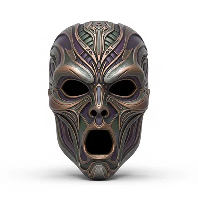 Mặt nạ Alien Hive Overlord cosplay đeo được (helmet/face mask costume)