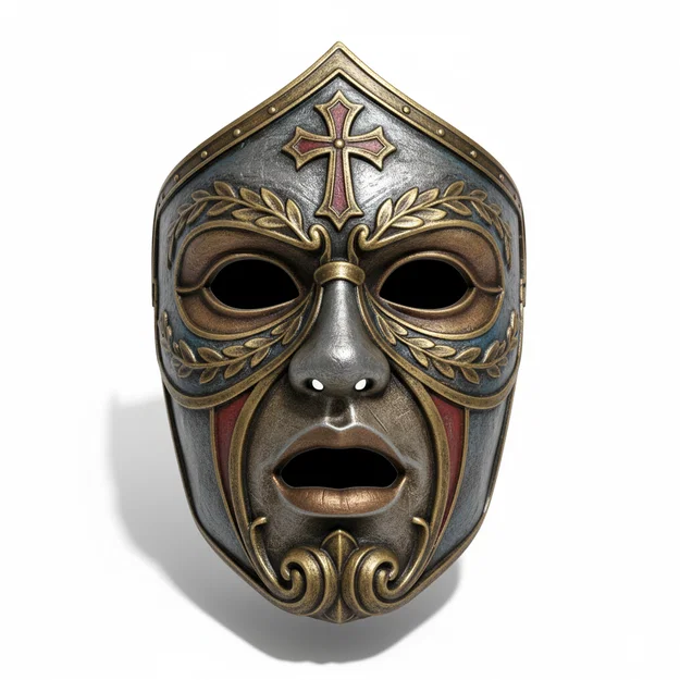 Vua Thập Tự Chinh Thánh – Mặt nạ/Helmet cosplay đeo được - Image 1