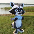 Mô hình gấu mèo Trash Panda đáng yêu - File in 3D độc đáo - Thumbnail 1