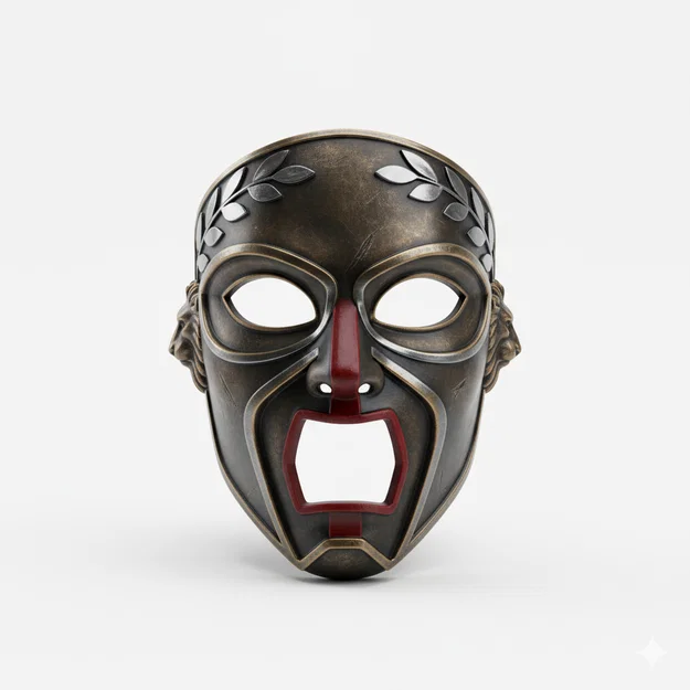 Gladiator Arena Champion – Mặt nạ cosplay đeo được (helmet/face mask) - Image 1