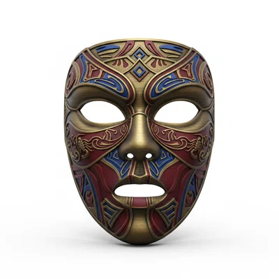 Sultan Sa mạc Ả Rập – Mặt nạ cosplay đeo được (helmet/mask)