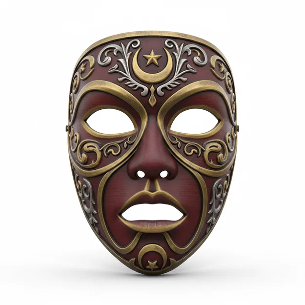 Mặt nạ Ottoman Royal Guardian đeo được cho cosplay (helmet/face mask) - Image 1