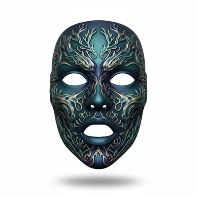 Hydra Abyss Monarch – Mặt nạ cosplay đeo được (face helmet)