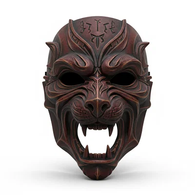 Mặt nạ Infernal Cerberus Lord cosplay đeo được (helmet/face mask)