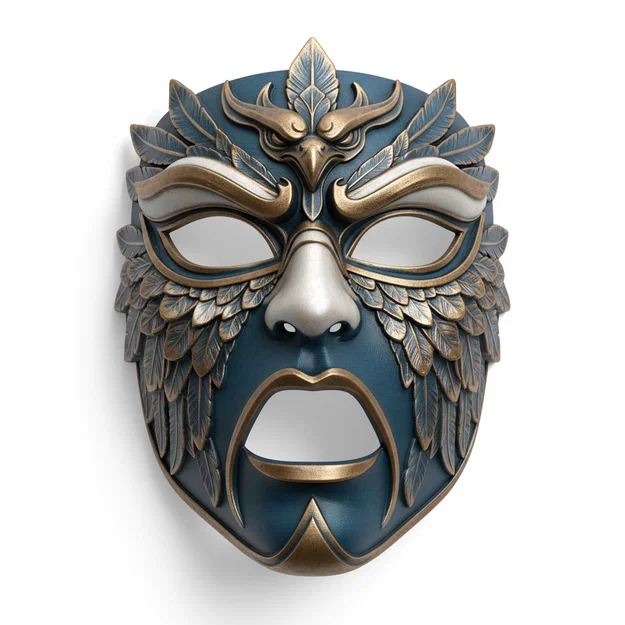Griffin Sky Emperor – Mặt nạ cosplay đeo được (helmet/face mask) - Image 1