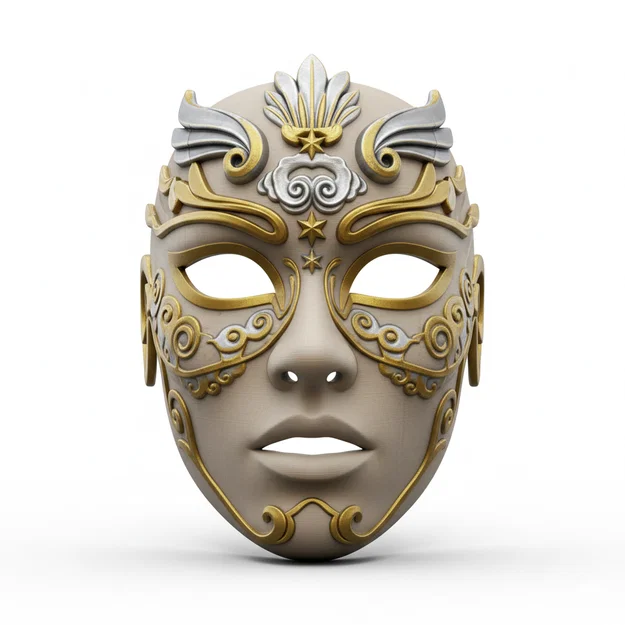 Pegasus Celestial Rider – Mặt nạ cosplay đeo được (helmet/face mask) - Image 1