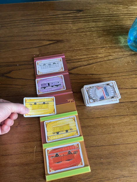 Khay Đựng Thẻ Bài Ticket To Ride (5 Ngăn) - Phụ Kiện Board Game Tiện Lợi - Image 1
