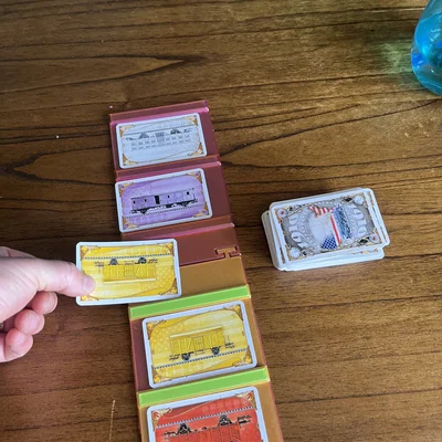 Khay Đựng Thẻ Bài Ticket To Ride (5 Ngăn) - Phụ Kiện Board Game Tiện Lợi