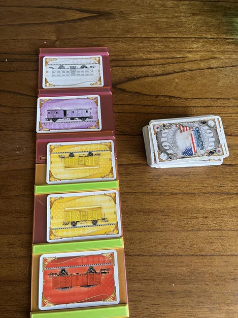 Khay Đựng Thẻ Bài Ticket To Ride (5 Ngăn) - Phụ Kiện Board Game Tiện Lợi - Image 2