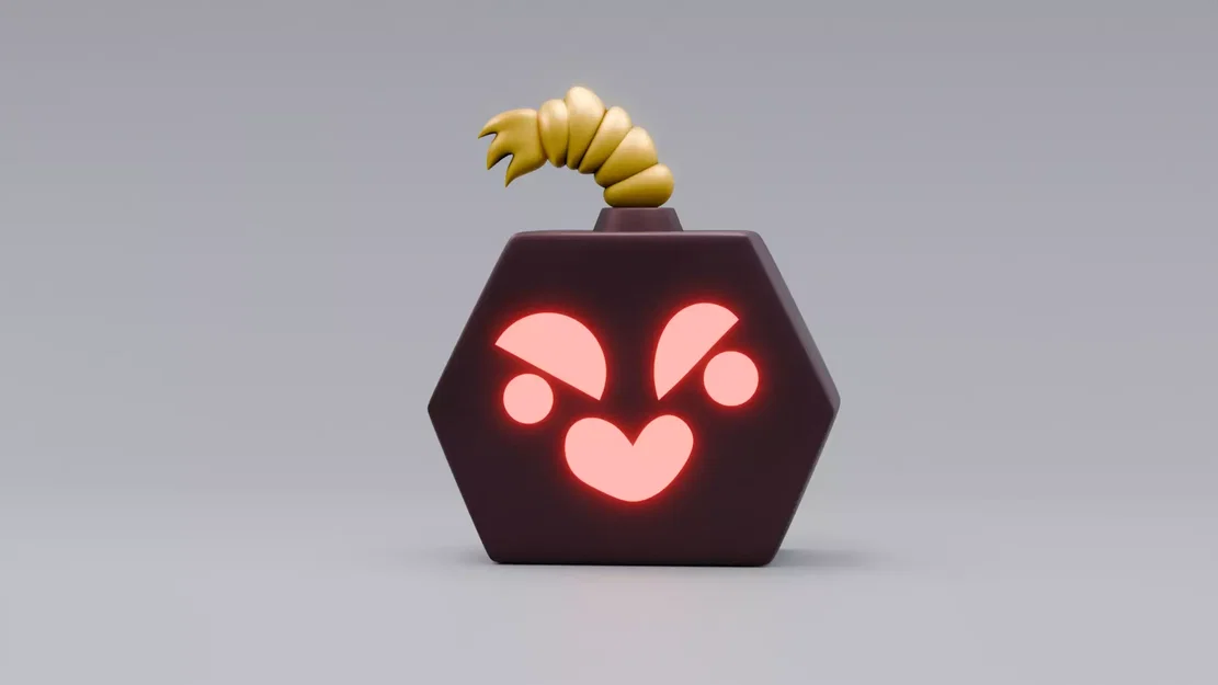 Mô hình 3D Bomb Fruit (Blox Fruits) cực chất cho người chơi - Image 1