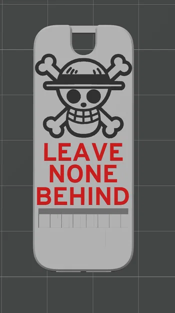Còi báo động 3D chủ đề One Piece 'Leave None Behind' - Image 1