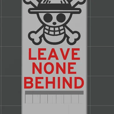 Còi báo động 3D chủ đề One Piece 'Leave None Behind'