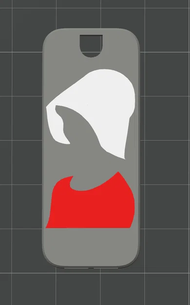 Móc khóa còi báo động The Handmaid (Safety Whistle) độc đáo - Image 1