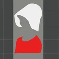 Móc khóa còi báo động The Handmaid (Safety Whistle) độc đáo - Thumbnail 1
