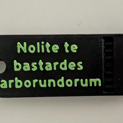 Móc khóa còi báo động The Handmaid (Safety Whistle) độc đáo