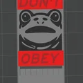 Còi báo động cá tính Don't Obey - Phụ kiện in 3D độc đáo - Thumbnail 1
