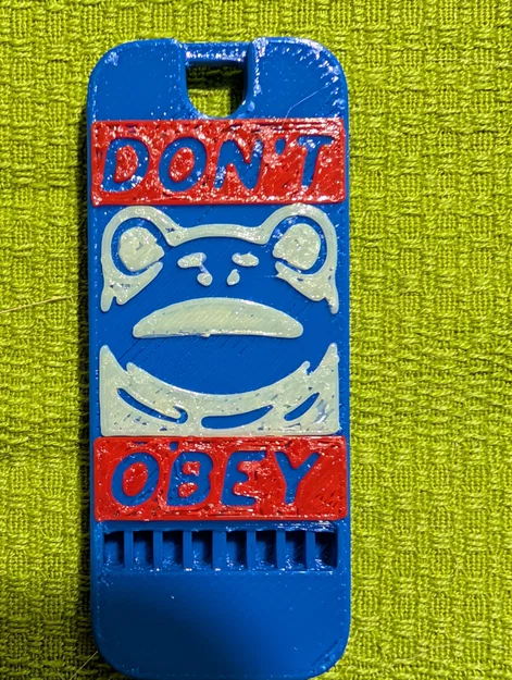 Còi báo động cá tính Don't Obey - Phụ kiện in 3D độc đáo - Image 2