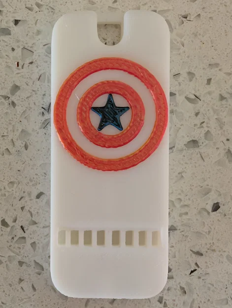 Còi báo động Safety Whistle họa tiết khiên Captain America - Image 2