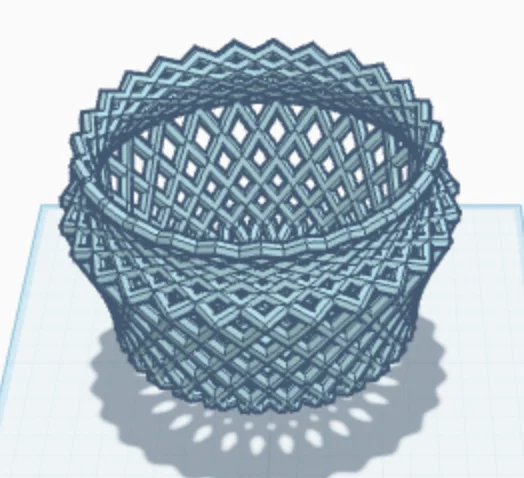 Thùng rác để bàn thiết kế lưới 3D sang trọng cho xe hơi và văn phòng - Image 1