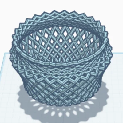 Thùng rác để bàn thiết kế lưới 3D sang trọng cho xe hơi và văn phòng